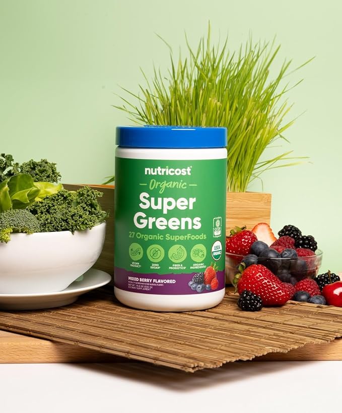 Nutricost Organic Super Greens Powder (30