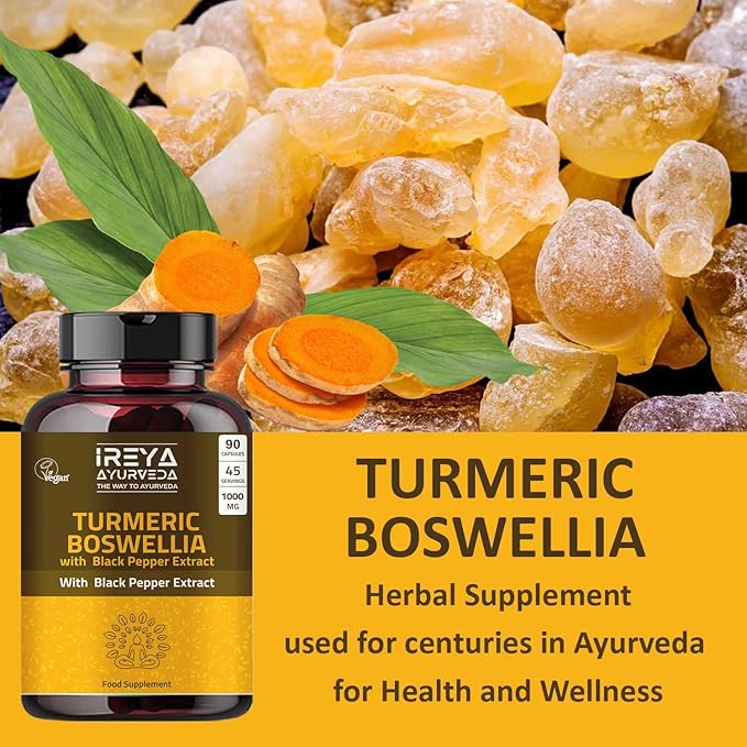 Boswellia Extract Capsules (90 Capsules) 1000 mg 45 Days