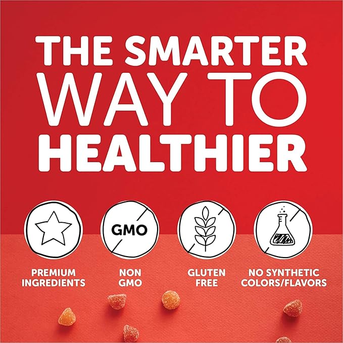 SmartyPants Kids Multivitamin Gummies and Probiotic 3 Fish D3, C, B12, B6, B6, Digestive (30 Day