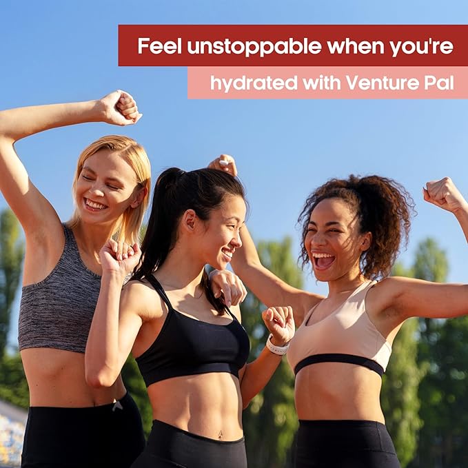 Venture Pal Sugar Free Electrolyte Powder Packets - Liquid Daily IV Drink Mix for Rapid Hydration & Party Recovery | 5 Vitamins & 7 Electrolytes| Keto Friendly | Non-GMO | Certified Vegan | 16 Sticks