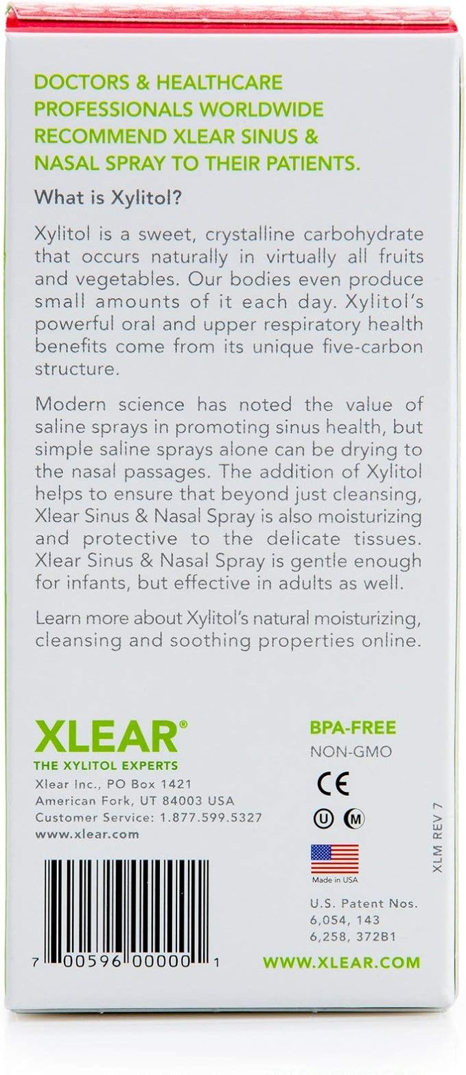 Xlear Nasal Spray with Xylitol, 1.5 3)