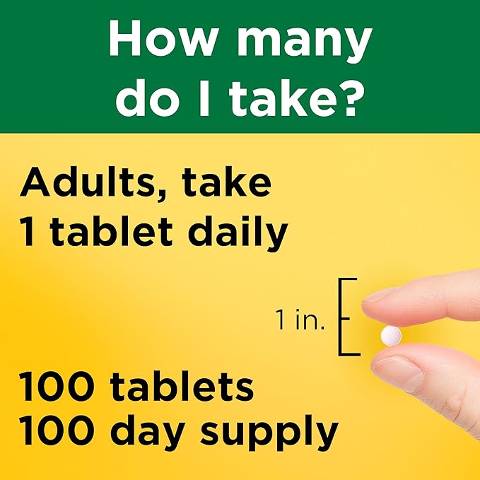 Nature Made Vitamin B6 100 mg, B6 Vitamins 100 Tablets, 100 Day