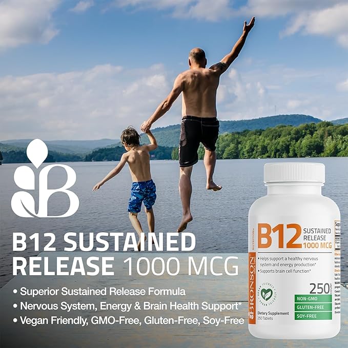 Bronson Vitamin B12 1000 MCG (B12 180 Tablets