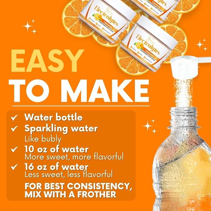 Zero Sugar - Tangerine Electrolytes Powder 30 Servings