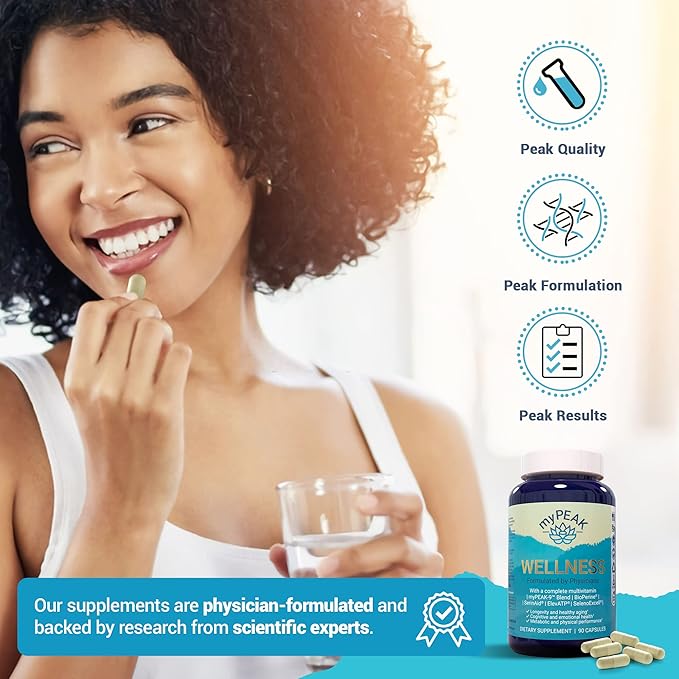 Wellness Award-Winning Vegan Multivitamin with ElevATP 90 Count