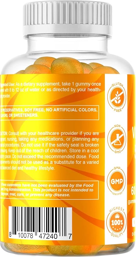 Vitamatic Sugar Free Vitamin D3 50,000 60 Pectin