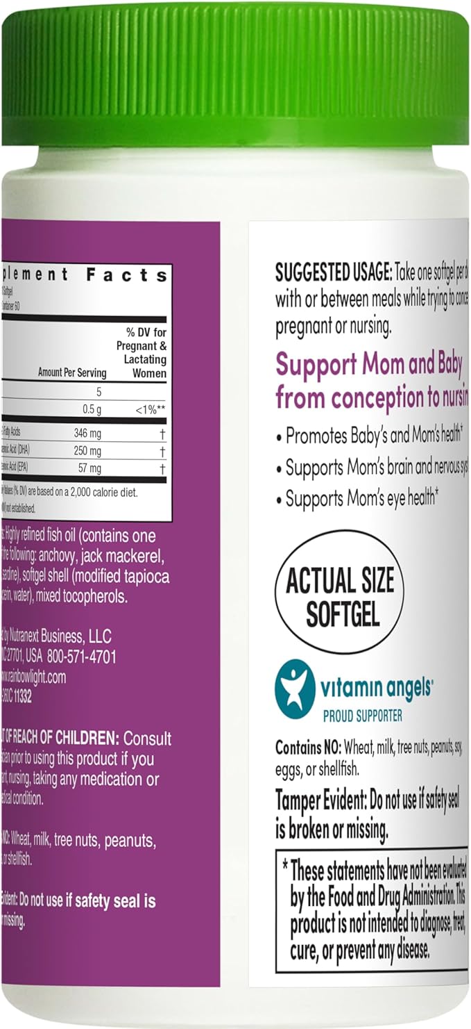 Rainbow Light Prenatal Vitamin, Omega-3 Fatty 60 Softgels