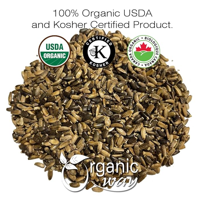 Organic Way Whole Milk Thistle Seeds (4 Ounce 1)