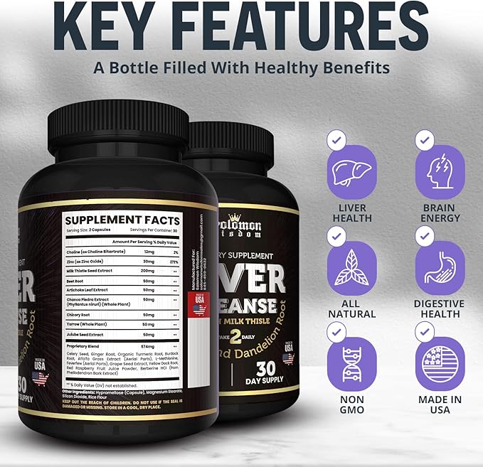 Liver Cleanse Detox & Repair Formula 60 Liver