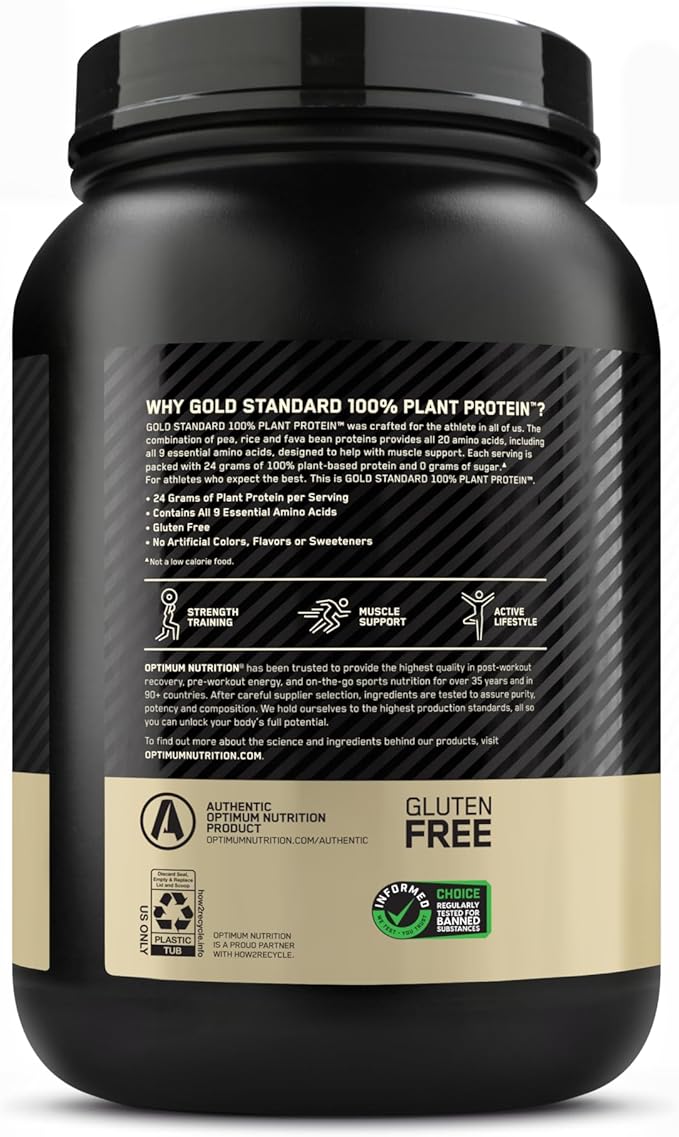 Optimum Nutrition Gold Standard 100% Plant 20 Servings