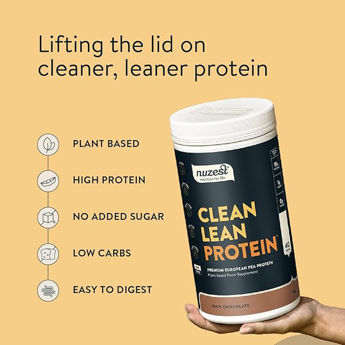 Nuzest - Pea Protein Powder - 40 Servings, 2.2 lb
