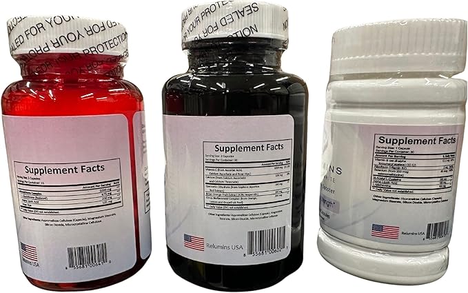 Relumins Advance Nutrition Gluta 1000, Vitamin (3 Bottles