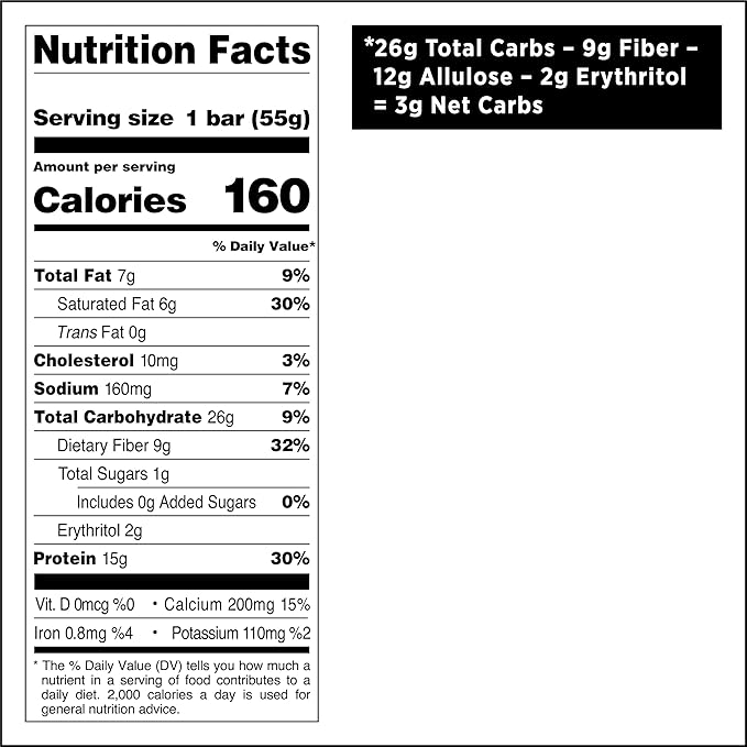 Quest Nutrition Crispy Chocolate Coconut Hero Protein Bar, 15g Protein, 1g Sugar, 3g Net Carbs, Gluten Free Protein Snack, Keto Friendly, 12 Count