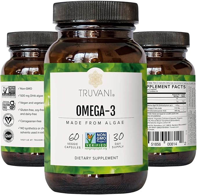 Truvani Algae Omega 3 30 Day