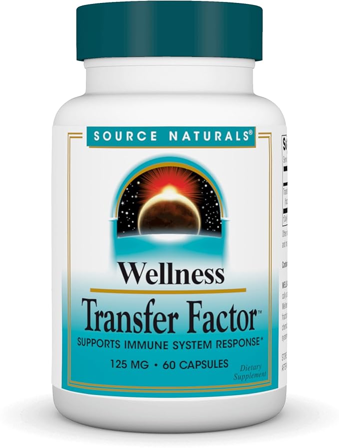 Source Naturals Wellness Transfer Factor, Supports 125mg, 60 60 Capsules