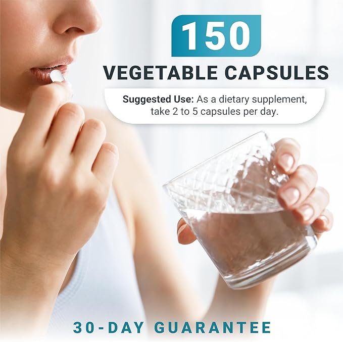 Dr. Berg Magnesium Glycinate 400 mg โ Chelated Magnesium Supplement with Vitamin D and B6 for Stress Support, Relaxation, and Good Sleep โ 150 Vegetable Capsules High Absorption for Overall Wellness