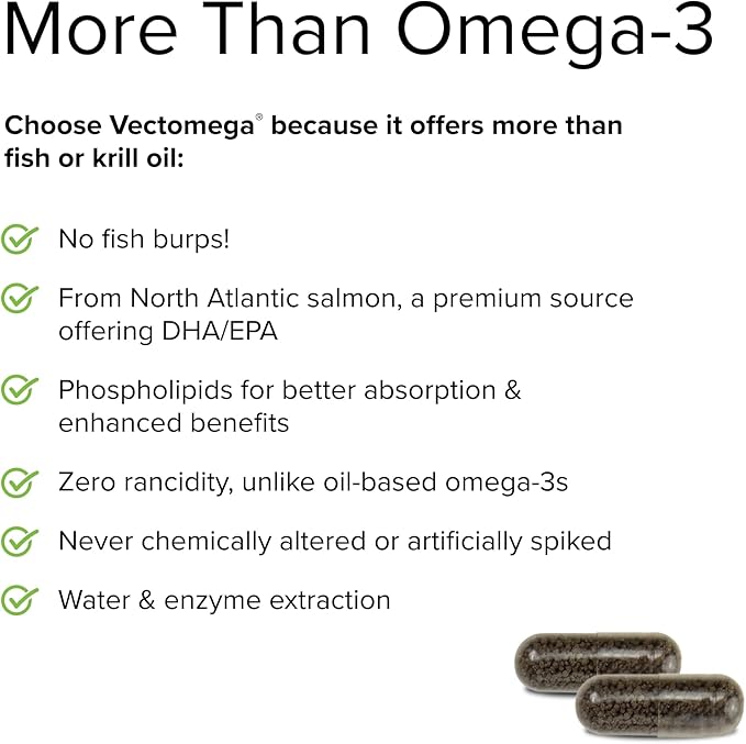 Terry Naturally Vectomega 60 Capsules Omega-3 from 60 Servings