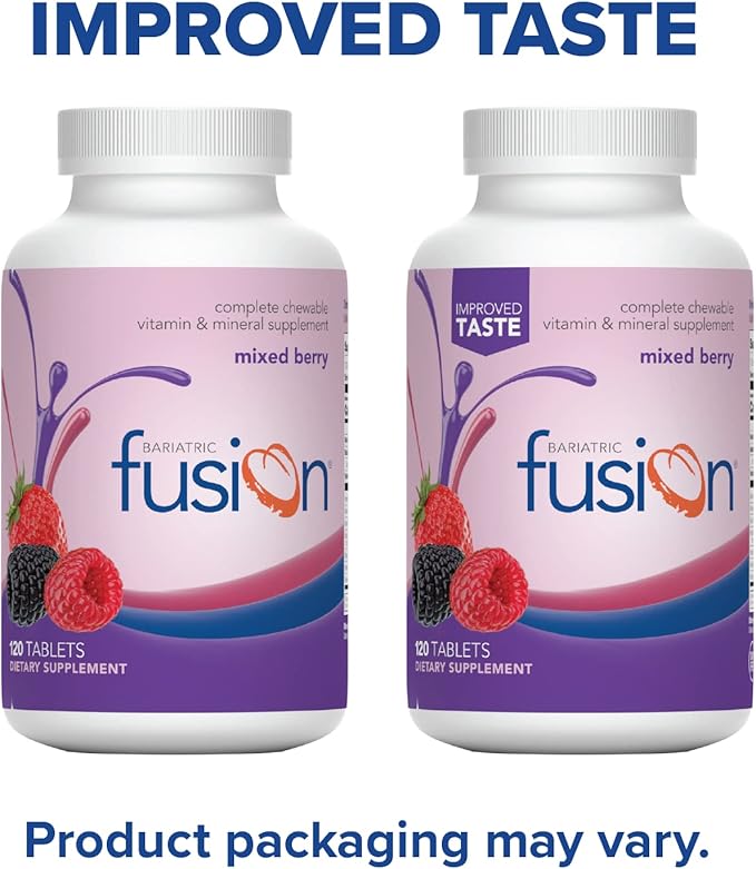 Bariatric Fusion Mixed Berry Complete Chewable 120 Tablets