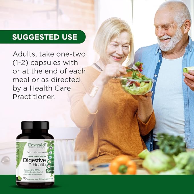 EMERALD LABS Digestive Health 90 Vegetable (30-Day Supply)