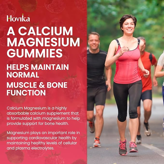 Calcium Magnesium Zinc Gummies with Potassium B6, D3, D3, K2 K2 - 60 Cts