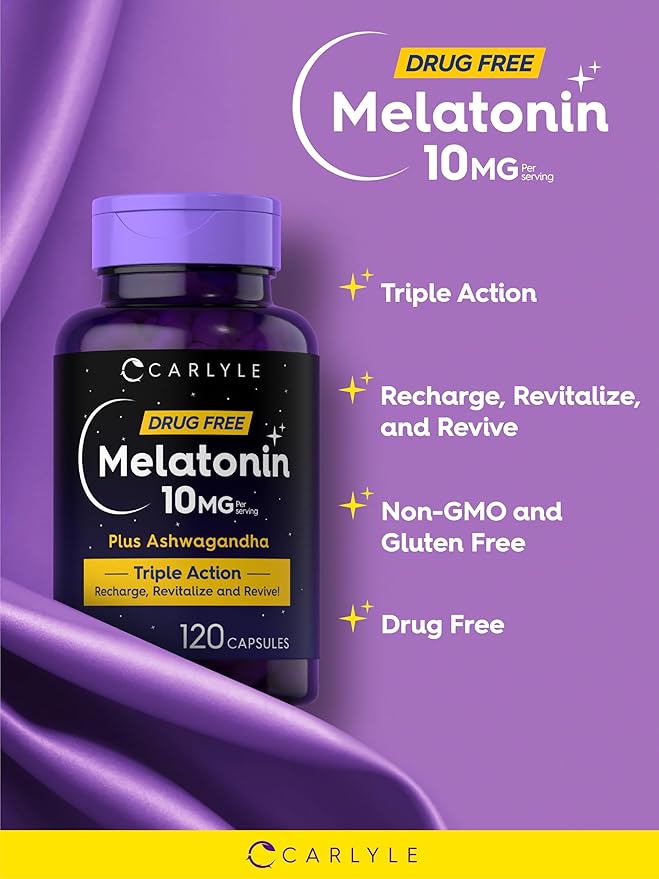Carlyle Melatonin 10mg 120 Capsules