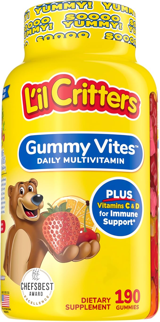 L'il Critters Paw Patrol & Gummy 190 Count