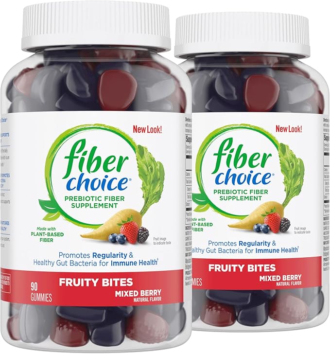 Fiber Choice Fruity Bites Daily Prebiotic 90 Count 2)
