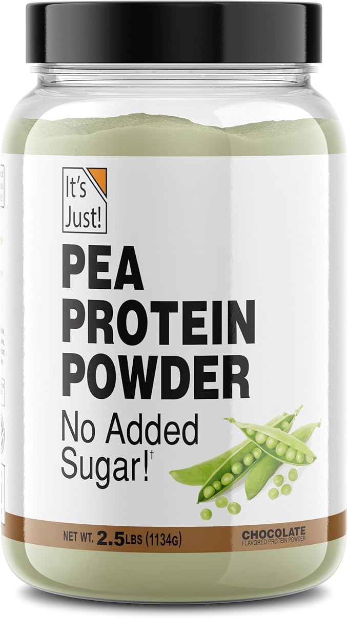 It's Just! Pea Protein Isolate, Plant (2.5 Pound 1), Chocolate)