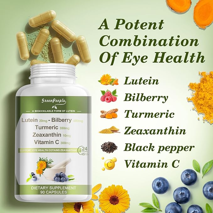 Eye Formulas Lutein 20 mg 90 Capsules, 45 Day