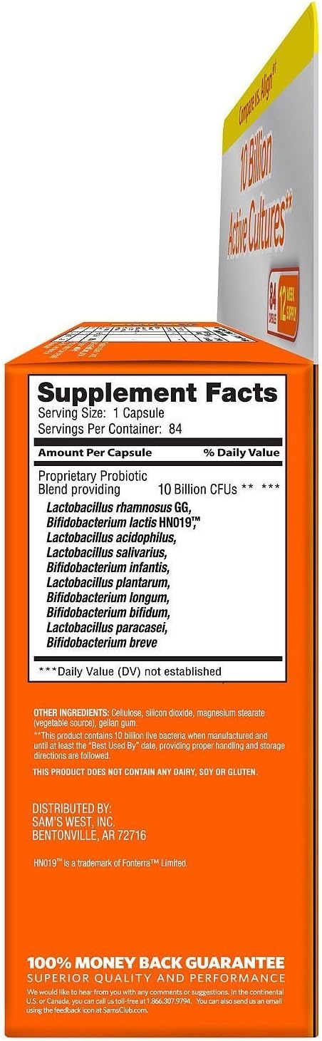Member's Mark 5x Probiotic Digestive Care Supplement 2/42ct. Bottles