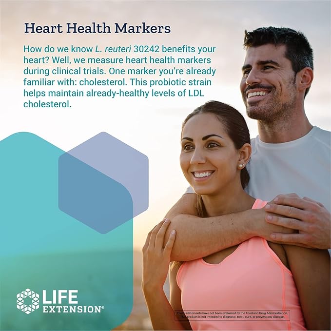 Life Extension FLORASSIST Heart Health 2.5 Billion 60 Capsules