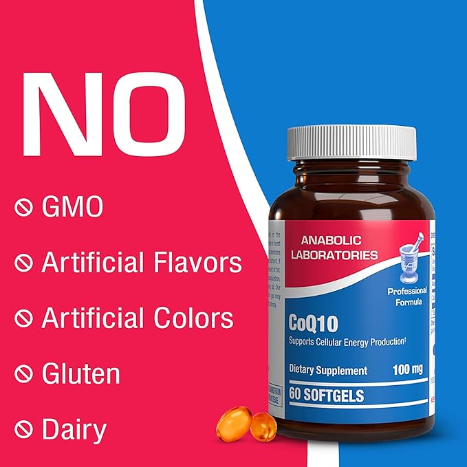 CoQ10 100mg Softgels 30 Supplements CoQ10 for