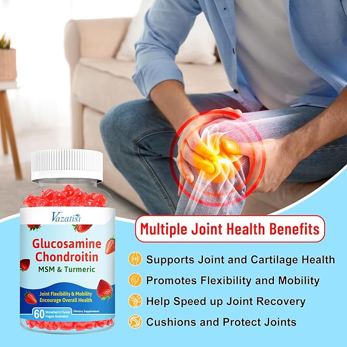 High Bioavailable Glucosamine Chondroitin Gummies 60 Gummies