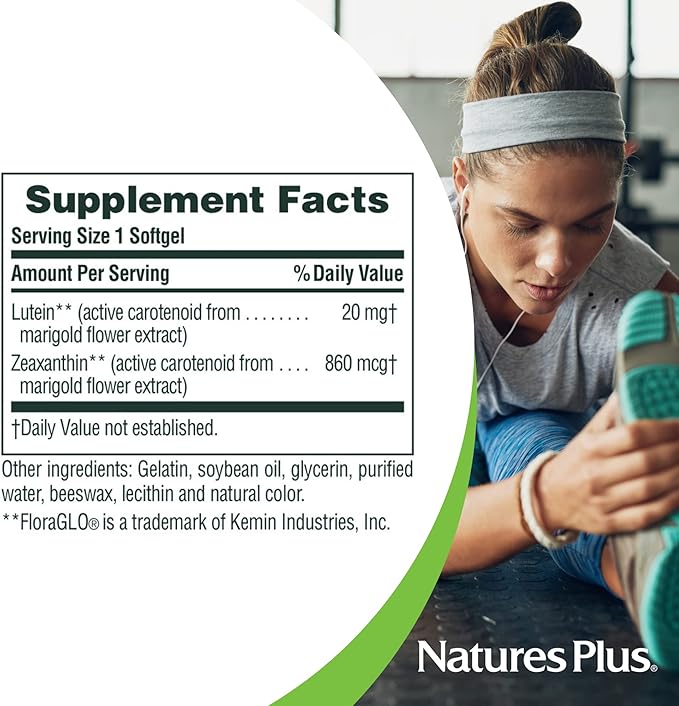Natures Plus Ultra Lutein 20 mg, 60 Softgels 60 Servings