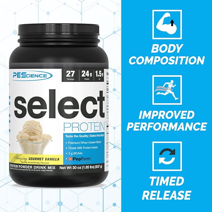PEScience Select Low Carb Protein Powder, 55 Serving,