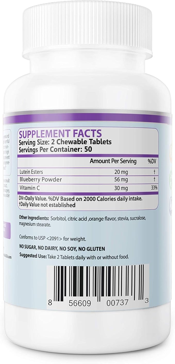 Lutein 20mg Super Eye Health 100CT…