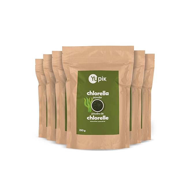 Yupik Chlorella Powder, 8.8 oz (Pack of 6)