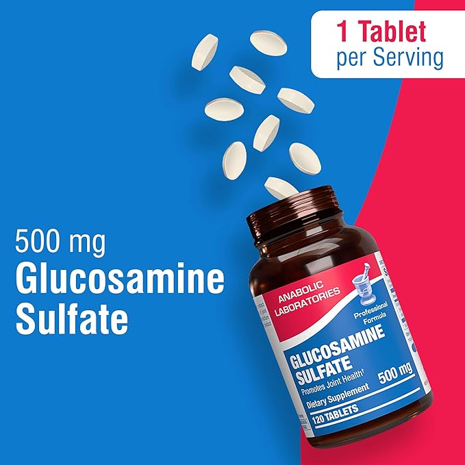 Anabolic Laboratories Glucosamine Sulfate 500mg 120 Glucosamine