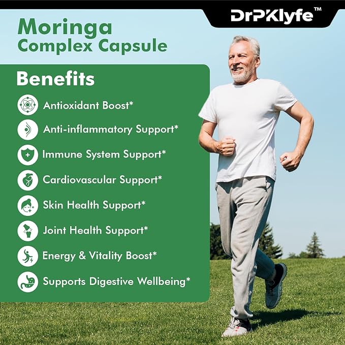 Moringa, Resveratrol, Turmeric,Green Tea, Quercetin and 1562 mg