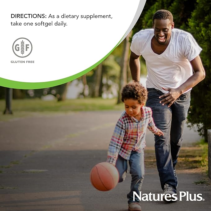 NaturesPlus Vitamin E 400 iu 60 Softgels 60 Servings