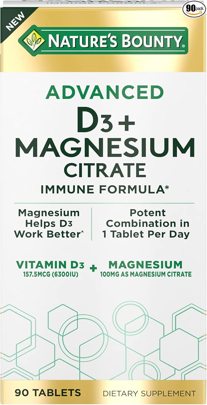 Nature's Bounty Advanced Vitamin D3 90 Tablets