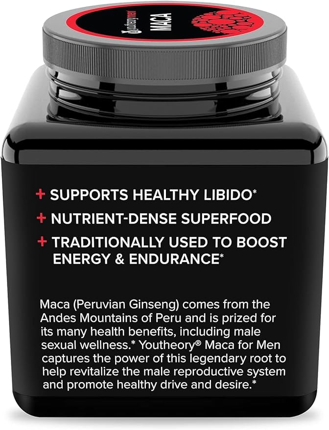 Youtheory Men's Maca 120 Vegetable