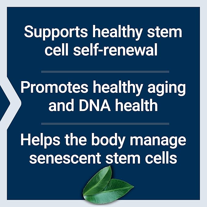 Life Extension GEROPROTECT® Stem Cell, Promotes Healthy Cellular Renewal, kokum Extract, Passion Fruit Extract, Trans-resveratrol, Gluten Free, Non-GMO, Vegetarian, 60 Capsules