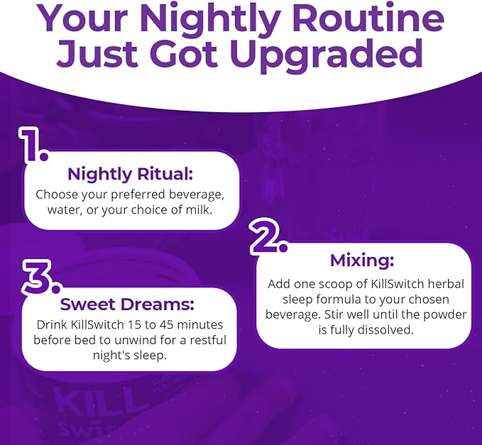 Killswitch Nootropics Brain & Sleep Support Supplement
