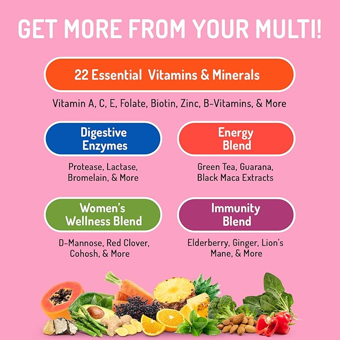 FarmHaven Multivitamin for Women D3, Folate, 2_180 Capsules