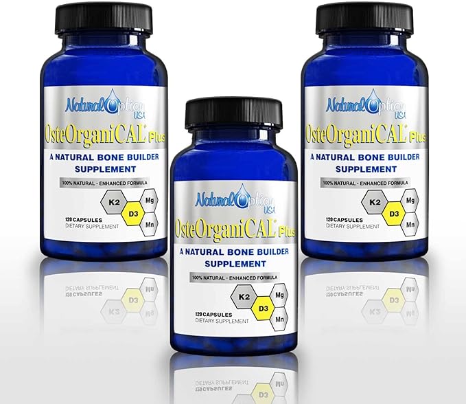 Plus - Organic Plant Base Source D3, k2, k2, Magnesium (360 Count) 3 Bottles