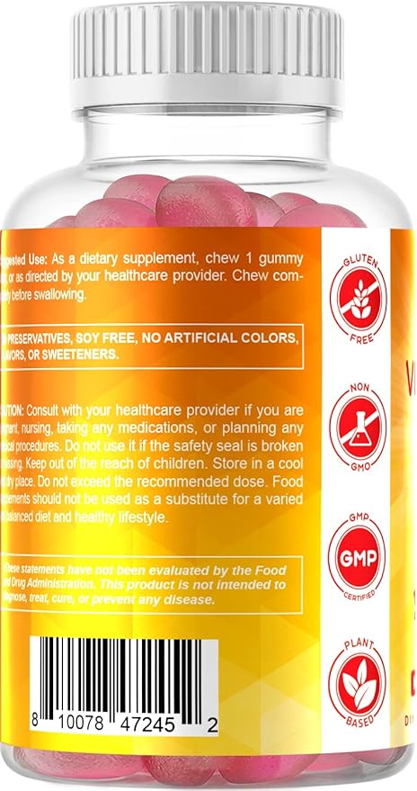 Vitamatic Sugar Free Vitamin D3 2000 IU 120 Pectin 120 Servings