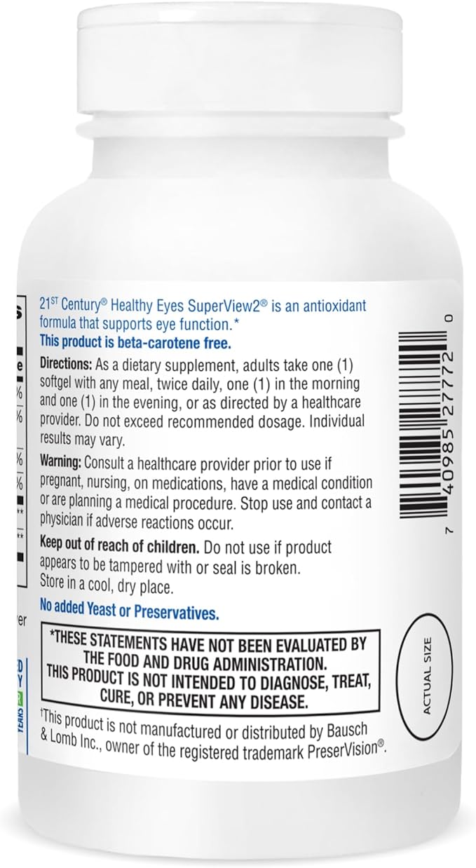 21st Century Healthy Eyes SuperView 2 120 Count