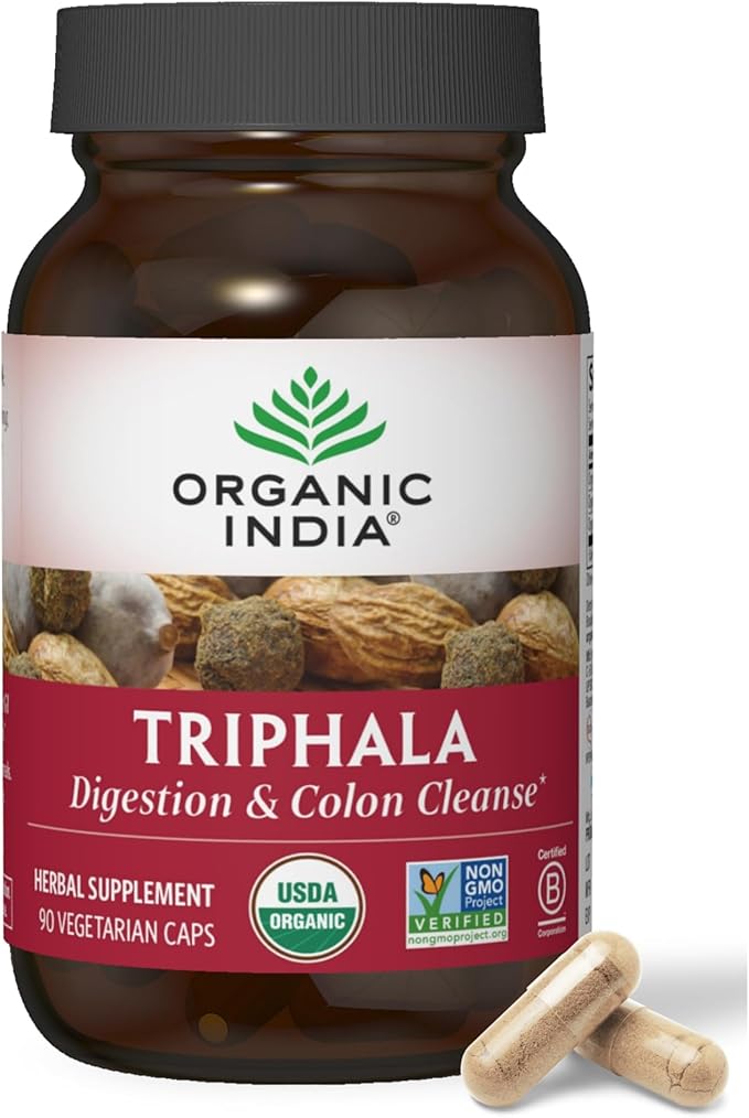 ORGANIC INDIA Triphala Capsules Organic 90 Capsules