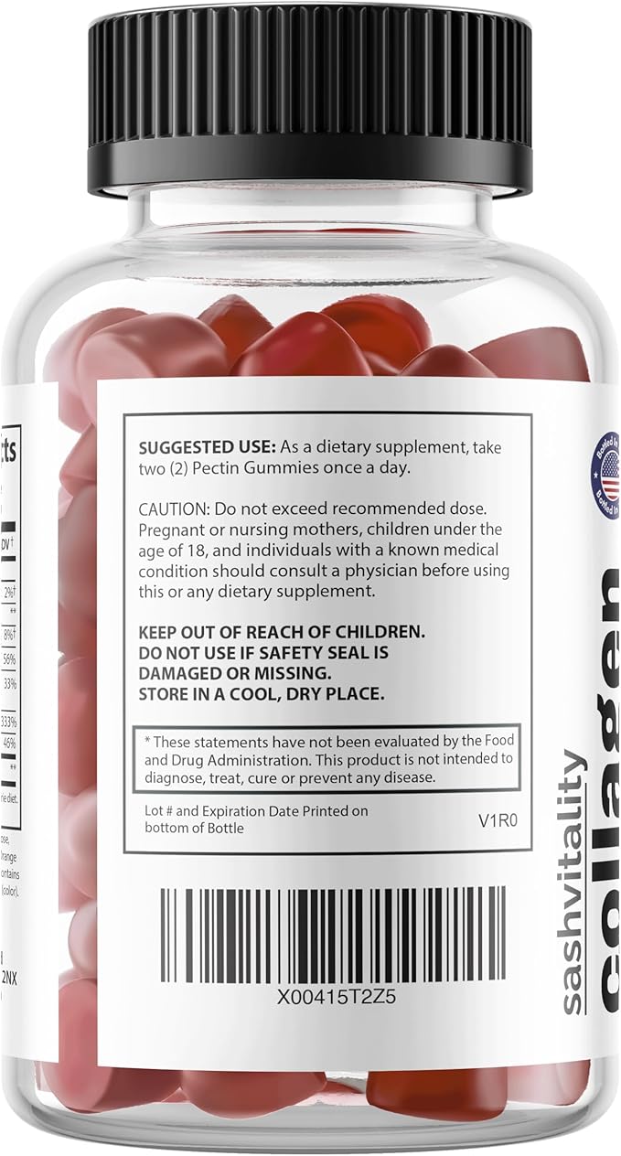 Collagen Gummies with Vitamin C & 60 Gummies 30 Day